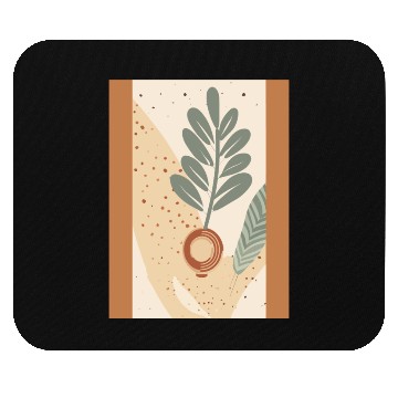Discover Abstract Flora Leaf Expression Mouse Pads