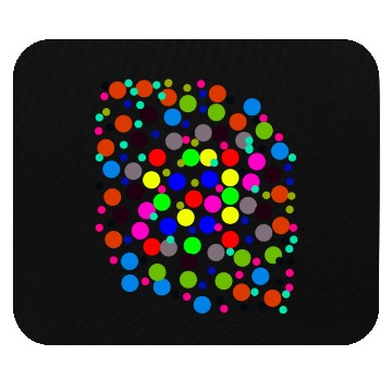 Discover Multi-colored circle pattern Mouse Pads, Travel