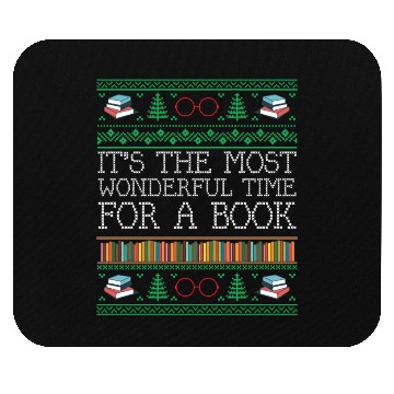 Discover Books Reading Librarian Teacher Book Lovers Ugly Mouse Pads