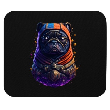 Discover Adorable Frenchie Astronaut: Dog in a Space Suit Mouse Pads