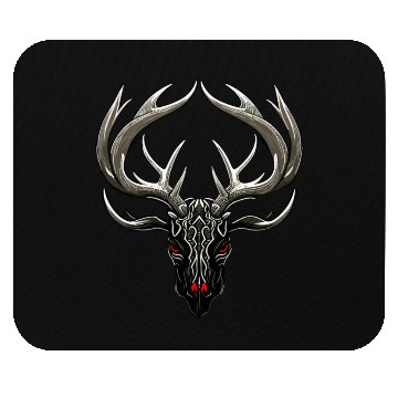 Discover Tribal Night Stag Mouse Pads