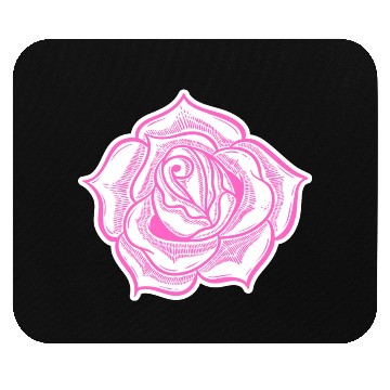 Discover PINK AND WHITE FLOWER Mouse Pads