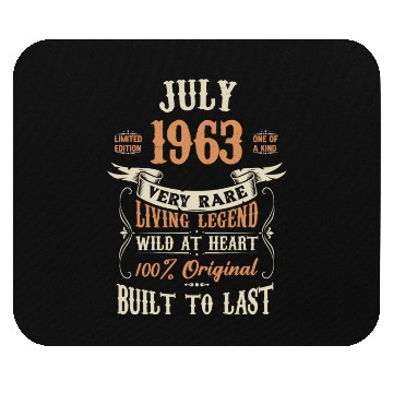 Discover July 1963 Birthday Surprise Mouse Pads