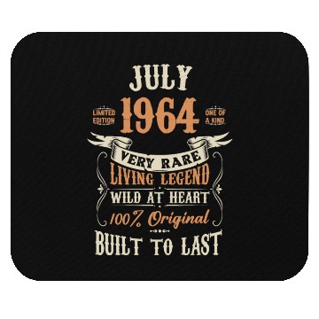 Discover July 1964 Birthday Surprise Mouse Pads