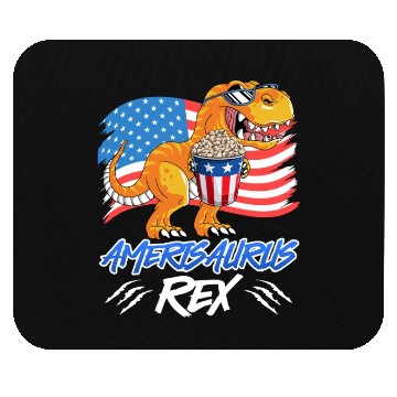Discover Amerisaurus Rex America Party Independence Day Mouse Pads