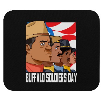 Discover National Buffalo Soldiers Day July 28Th Patriotic Mouse Pads