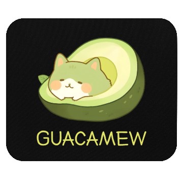 Discover Guacamew Funny Avocado Kawaii Cat Lover Mouse Pads