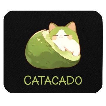 Discover Catacado Funny Avocado Kawaii Cat Lover Mouse Pads