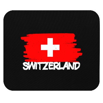 Discover Switzerland Flag Mouse Pads