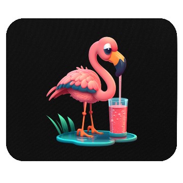 Discover Summer Flamingo Mouse Pads