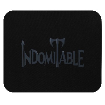 Discover Indomitable Black Mouse Pads