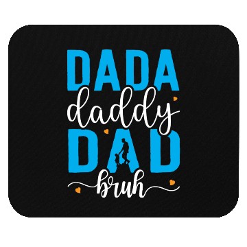 Discover Dada Daddy Dad Bruh Fathers Day Vintage Funny Mouse Pads