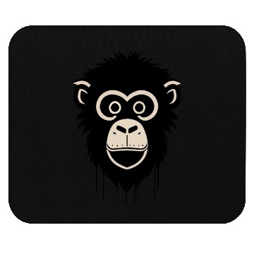 Discover monkey face Mouse Pads
