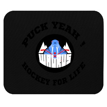 Discover Puck Yeah ! Hockey Forever Mouse Pads