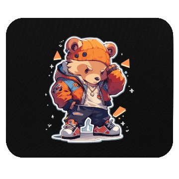 Discover Bear Bear Bear Baby Bear Hip Hop Mouse Pads