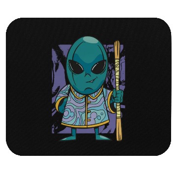Discover Dwarf Alien Monk Mouse Pads