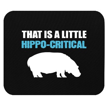Discover Little Hippo-Critical Zookeeper Or Animal Lover Gi Mouse Pads