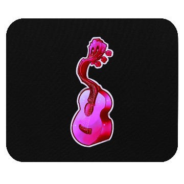 Discover Psychedelic Pink Acoustic Guitar Mouse Pads