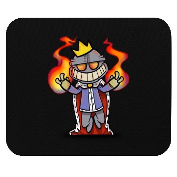 Discover Evil Robot King Mouse Pads