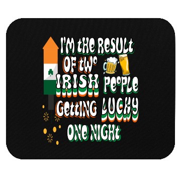 Discover Two Irish People Getting Lucky Mouse Pads
