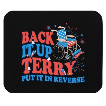 Discover Back It Up Terry Put It In Reverse 4th Of July Mouse Pads