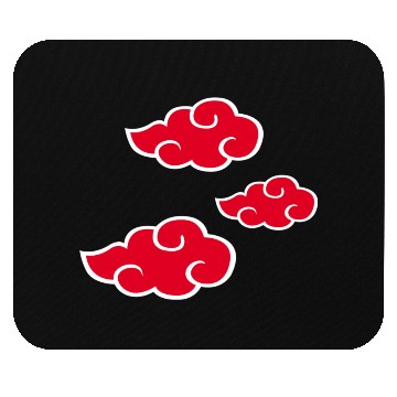 Discover Ninja Red Clouds Anime Mouse Pads