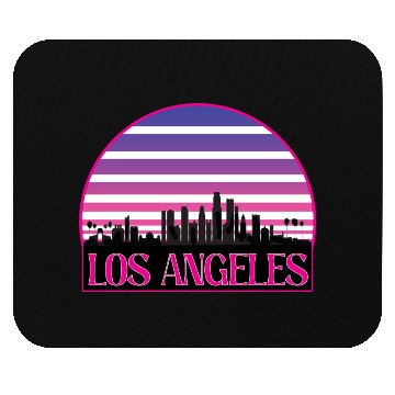Discover LOSANGELES CIRCLE striped Mouse Pads