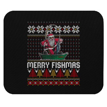 Discover Merry Fishmas Ugly Mouse Pads