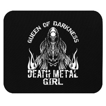 Discover Goth Rock Satan Girl Woman Festivals Death Metal Mouse Pads