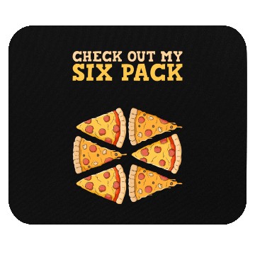 Discover Abs Pizza Chef Gym Six Pack Abs Mouse Pads