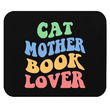 Discover Cat Mother Book Lover Mouse Pads