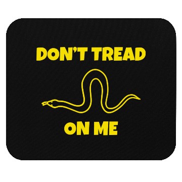 Discover Dont Tread On Me Line Snake Mouse Pads