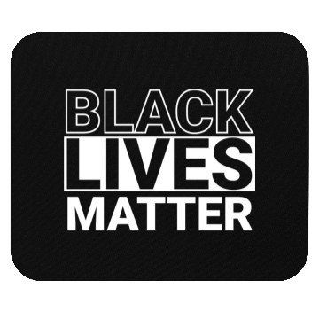 Discover black vector typography Mouse Pads