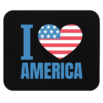 Discover I Love America Mouse Pads