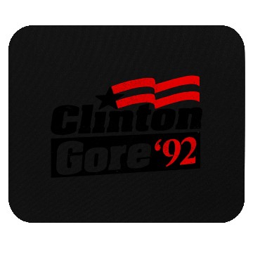 Discover Clinton Gore '92 Bill Clinton President Mouse Pads