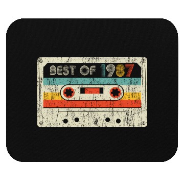 Discover 33rd Best Of 1987 Cassette Tape Mouse Pads