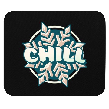 Discover Chill Winter Snowflake Mouse Pads