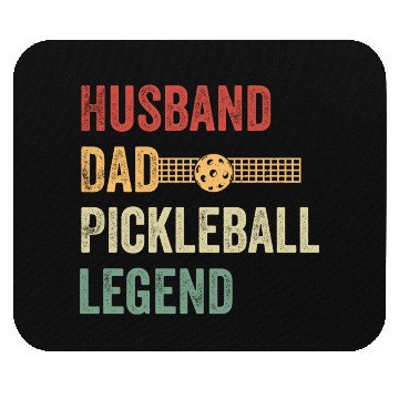 Discover Husband Dad Pickleball Legend Mouse Pads