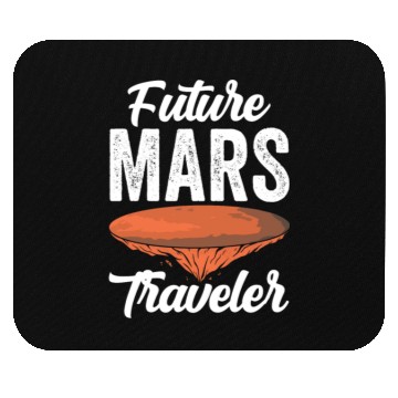 Discover Future Mars Traveler Explorer Planet Space Mouse Pads