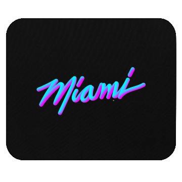 Discover Miami Vaperwave Synthwave 80S Style Mouse Pads