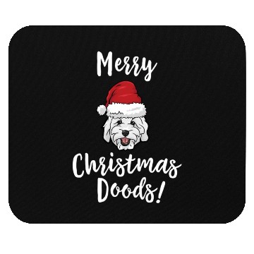 Discover Merry Goldendoodle Doodle Dog Mouse Pads