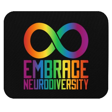 Discover Autism Infinity Symbol Embrace Neurodiversity Mouse Pads