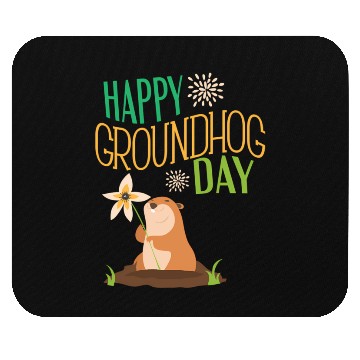Discover Groundhog Day 2021 Happy Ground Hog Mouse Pads