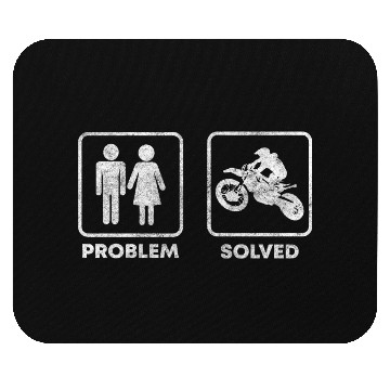 Discover Not My Problem Solutions Black Humor Mouse Pads