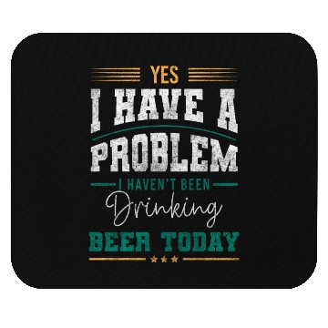 Discover Problem? Fun Black Humor Cool Mouse Pads