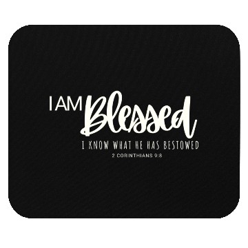 Discover I Am Blessed Mouse Pads