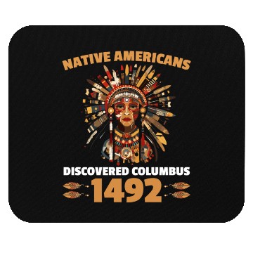 Discover Aboriginal Indians Indigenous Native American Day Mouse Pads