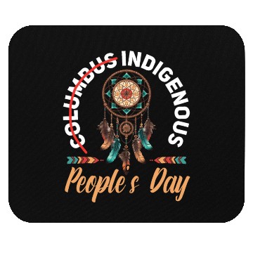 Discover Aboriginal Indians Indigenous Native American Day Mouse Pads