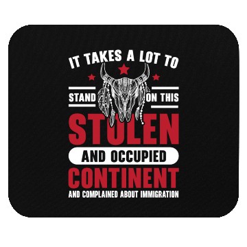 Discover Aboriginal Indians Indigenous Native American Day Mouse Pads