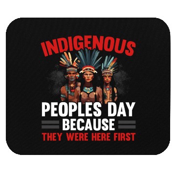 Discover Aboriginal Indians Indigenous Native American Day Mouse Pads